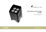 Stair­ville BEL4 Battery Event Light 4x15W Owner's manual