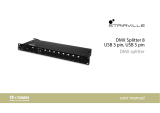 Stair­ville DMX Splitter 8 USB 3 pin User manual