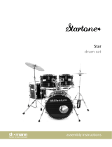 Star­tone Star Drum Set Standard -BK Assembly Instructions