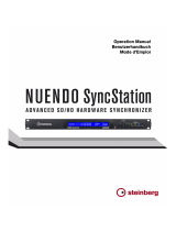 Stein­berg Nuendo SyncStation Owner's manual