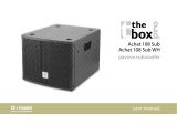 the box pro Achat 108 Sub WH User manual