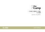 the t.amp E-1200 Owner's manual