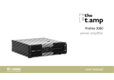 the t.amp Proline 3000 Endstufe User manual