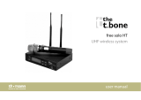 the t.bone free solo HT 823 MHz User manual