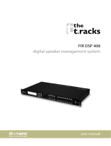The t.racks FIR DSP 408 User manual