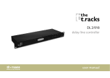 The t.racks DL 2/918 digitaler 24-Bit Delay Line Controller User manual
