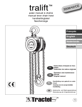 Tractel Greifzug Handkettenzug 1000 kg 12 m User manual