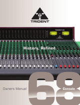 Tri­dent Audio Series 68 Console 16 User manual