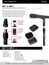 Ulti­mate QR-1 Owner's manual