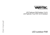 Varytec LED Typhoon True PAR 12x10 Out User manual