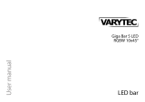 Varytec Giga Bar 5 LED RGBW 12x15W User manual