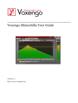 Voxengo Shinechilla User manual
