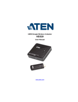 ATEN HDMI Dongle Wireless Extender (1080p@10m) Technical Manual
