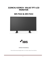 Dahua IDIS SM-F432 43 Full HD Security Monitor Technical Manual