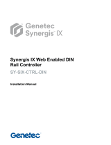 GENETEC SYNERGIS Synergis IX SY-SIX-CTRL-DIN Installation guide