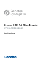 GENETEC SYNERGIS Synergis IX SY-SIX-RDM2-DIN-485 Installation guide