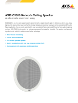 Axis Audio C2005 Network Ceiling Speaker Technical Manual
