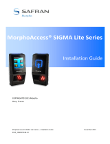 MORPHO Idemia MA Sigma Lite Multi-factor MIFARE/MIFARE +/DESFire Technical Manual
