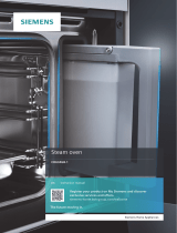Siemens Steam Oven User manual