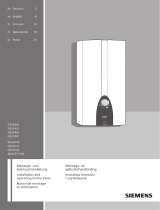 Siemens DE18401 User manual
