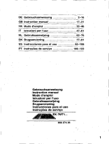 Siemens EK71551/02 User manual