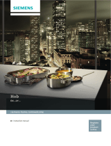 Siemens Induction Cooktop User manual