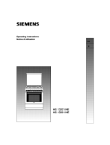 Siemens HG13251NE User manual