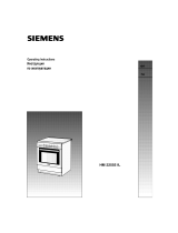 Siemens HM22555IL/02 User manual