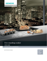 Siemens Gas freestanding cooker User manual