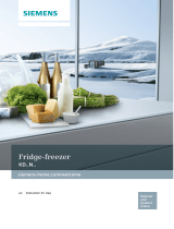 Siemens Free-standing larder fridge User manual