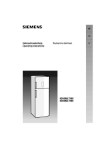 Siemens Free-standing larder fridge User manual