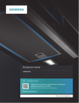 Siemens Canopy hood Operating instructions