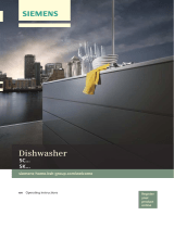 Siemens Modular-dishwasher height 60cm User manual