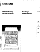 Siemens SE54403/07 User manual