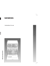 Siemens SE25M257TR/11 Owner's manual