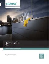 Siemens Modular-dishwasher height 45cm User manual