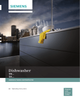 Siemens Free-standing dishwasher black User manual