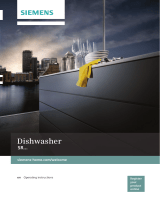Siemens Free-standing dishwasher 45cm silver-ino User manual