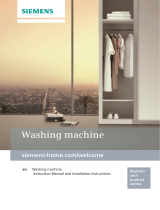 Siemens washing machine User manual