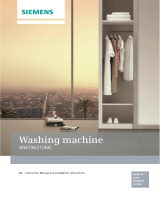 Siemens washing machine User manual