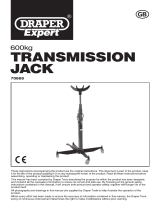 Draper Vertical Transmission Jack Operating instructions