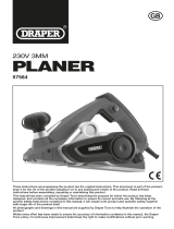 Draper 82mm Electric Planer Operating instructions