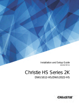 Christie 科视DWU2022-HS Installation Information