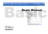 ONKYO TX-RZ810 User manual