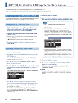 Roland JUPITER-Xm User manual