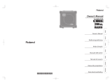 Roland CUBE-20XL BASS Owner's manual