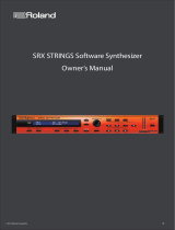 Roland SRX STRINGS Owner's manual