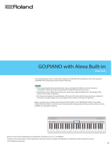 Roland GO:PIANO with Alexa Built-in Installation guide