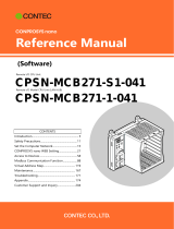 Contec CPSN-MCB271-S1-041 Reference guide