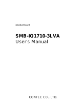 Contec SMB-IQ1710-3LVA Owner's manual